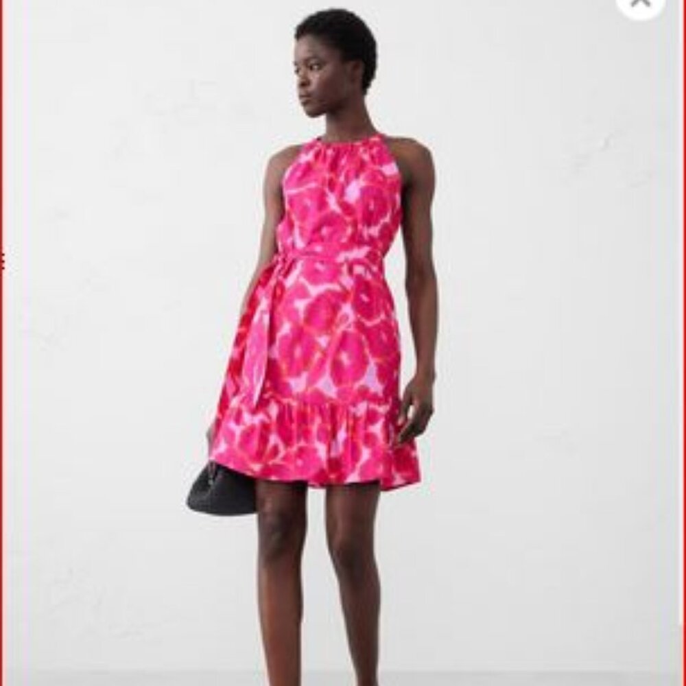 BR Factory Poplin Tiered dress